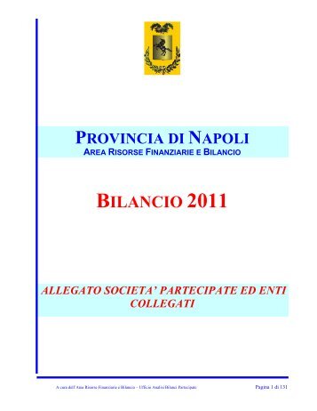 Partecipate - Provincia di Napoli