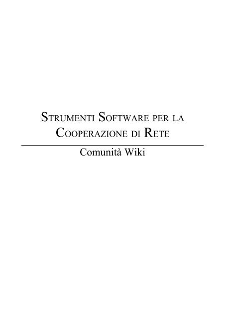 Introduzione ai sistemi Wiki [PDF] - Mbox.dmi.unict.it