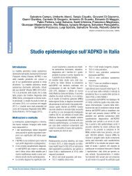 Studio epidemiologico sull'ADPKD in Italia - Simg