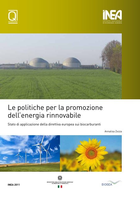 Le politiche per la promozione dell'energia ... - DSpace - Inea