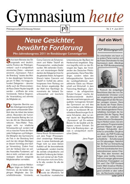 Heute Philologenverband Schleswig Holstein E V