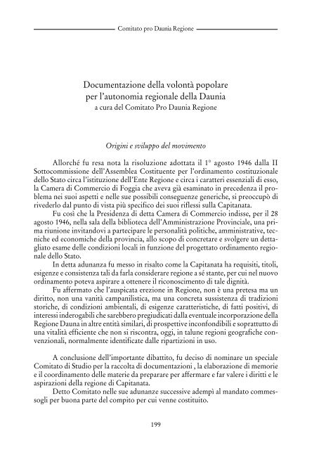 Documentazione della volontà popolare per l'autonomia regionale ...