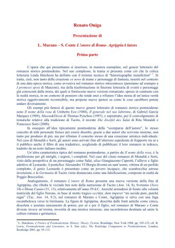 fonti ed interpretazione - Centrum Latinitatis Europae