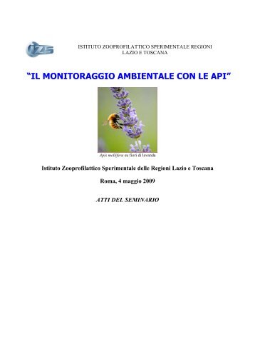 il monitoraggio ambientale con le api - (IZS) delle Regioni Lazio e ...