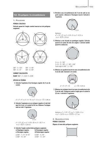12. Els polígons i la circumferència - matematicas1eso20112012