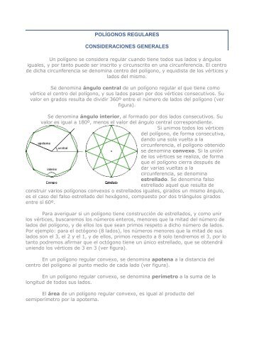 construcciones de polígonos regulares - La Verdadera Magnitud