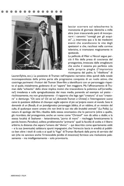 THE TRUMAN SHOW.pdf - Lombardia Spettacolo