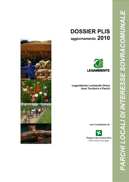 Dossier PLIS aggiornamento 2010 - Legambiente Lombardia