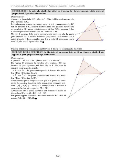 Matematica C3 – Geometria Razionale - Fauser