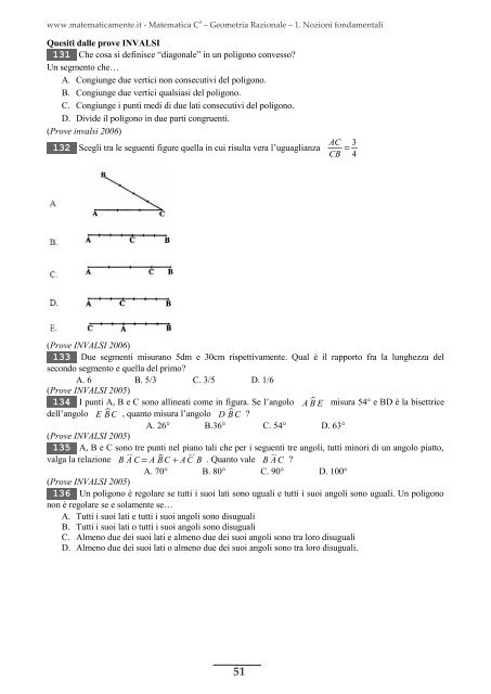 Matematica C3 – Geometria Razionale - Fauser