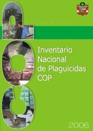 Inventario Nacional de Plaguicidas - Ministerio del Ambiente