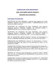 CURRICULUM VITAE MAGISTRADO RAÚL GUILLERMO GARCÍA ...