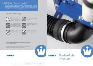 WISA Barrierefreie Produkte (pdf)