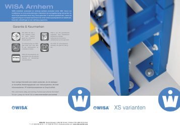 WISA XS Varianten (pdf)