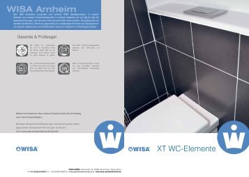 WISA XT WC-Elemente (pdf)