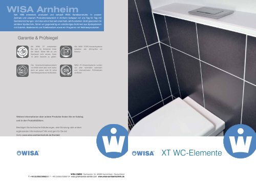 WISA XT WC-Elemente (pdf)