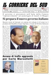 Si prepara il nuovo governo italiano - Corriere Del Sud