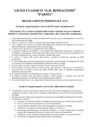 Norme di comportamento e doveri del Personale Amministrativo