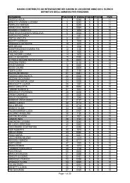 elenco definitivo ammessi contributo affitto anno 2012 - ordine per ...