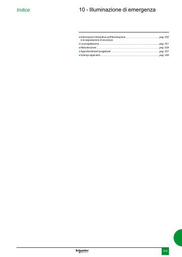 10 - Illuminazione di emergenza - Schneider Electric