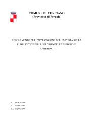 Regolamento pubbliche Affissioni (regpub.pdf) - Comune di Corciano