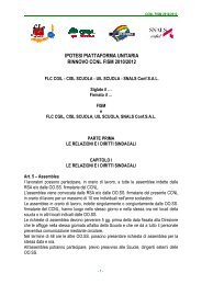 ipotesi piattaforma unitaria rinnovo ccnl fism 2010/2012 - Uil