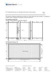 F12 Specifiche per la stampa (formato trasversale) - Clear Channel