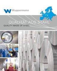 Qualität aus stahl - Wuppermann AG