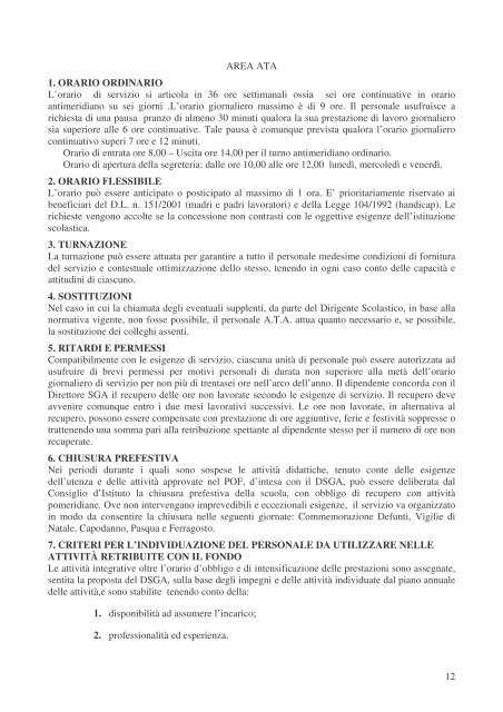 Contrattazione d'Istituto 2007/08 - Liceo Scientifico & Linguistico E ...