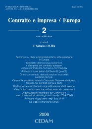 Contratto ImpresaEuropa - Cedam