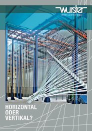 HORIZONTAL ODER VERTIKAL? - Wurster Oberflächentechnik GmbH