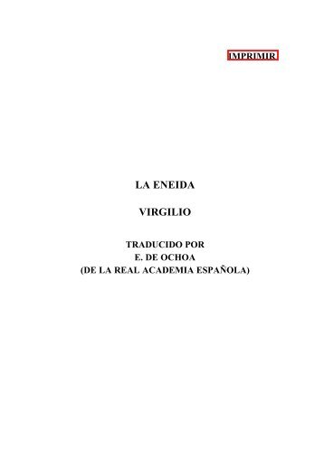 La Eneida - Virgilio