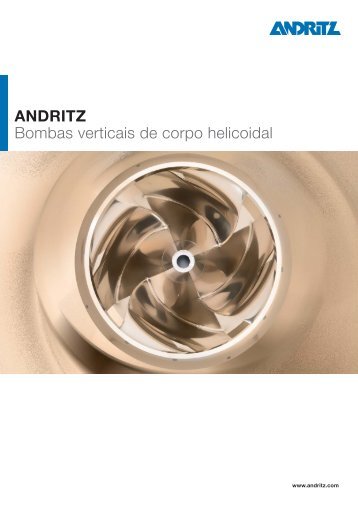 ANDRITZ Bombas verticais de corpo helicoidal