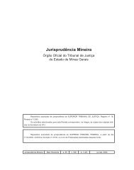 Jurisprudência Mineira - EJEF - Tribunal de Justiça de Minas Gerais