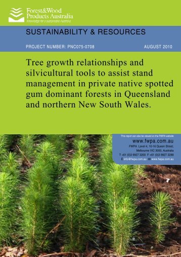 Research_Report_Tree Growth.pdf - Forest and Wood Products ...