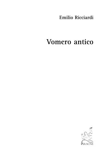 Vomero antico - Aracne editrice