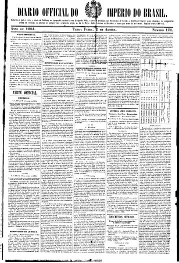 1864 - 1a. Quinzena de agosto - Historiar - História e Genealogia