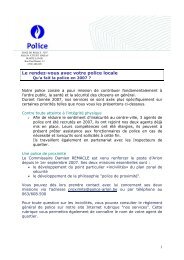 qu'a fait la police en 2007 - POLICE LOCALE Arlon Attert Habay ...