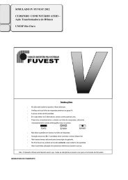 simulado fuvest 2012 - UNESP - Rio Claro