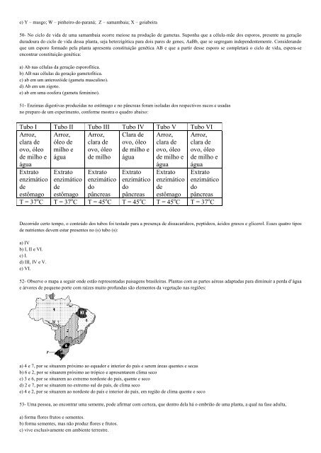 simulado fuvest 2012 - UNESP - Rio Claro