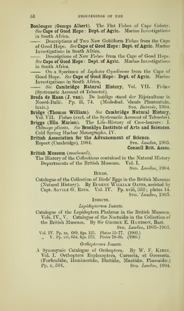 Proceedings of the Linnean Society of London - University Library