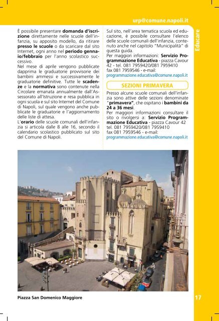 Archivio PDF: Guida 29 11 2011 - Comune di Napoli