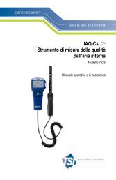 IAQ-CALC Strumento di misura della qualità dell'aria interna ... - TSI