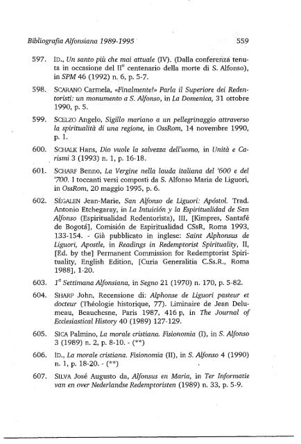 II/499-565 - Sant'Alfonso e dintorni