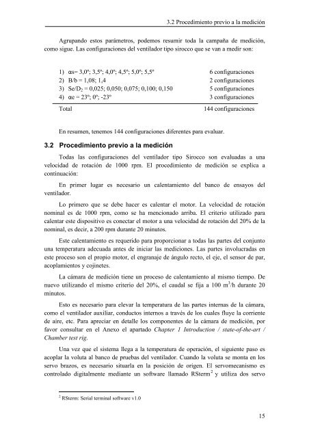 Investigación experimental sobre la influencia de la voluta en el ...