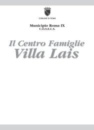 Il Centro Famiglie Villa Lais - Comune di Roma