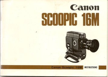 Canon Scoopic 16M - ApeCity.com