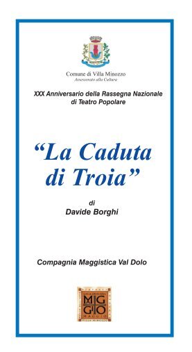 La caduta di Troia leggero - Comune di Villa Minozzo