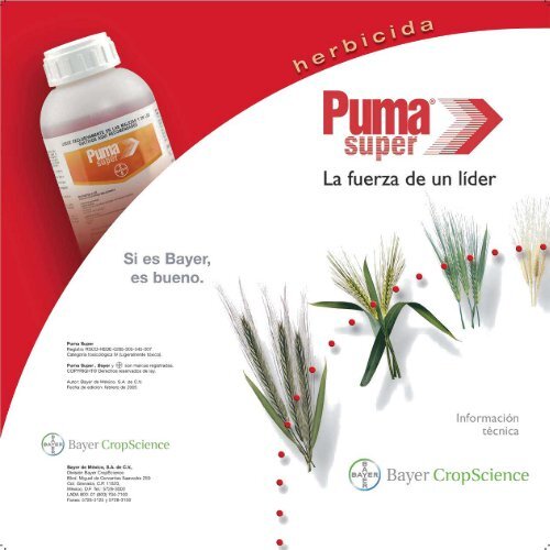 1 Si es Bayer, es Puma Super Flegiaïro ESCO-HEDE ...