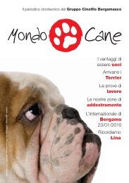 MONDO CANE OK.indd - Gruppo cinofilo Bergamasco